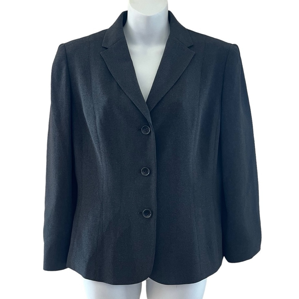 Ann Taylor dark gray blazer size 10